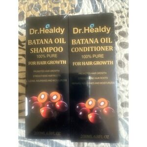 Dr. Healdy Batana Oil Shampoo and Conditioner Set - for Hair Growth- New In Box-
